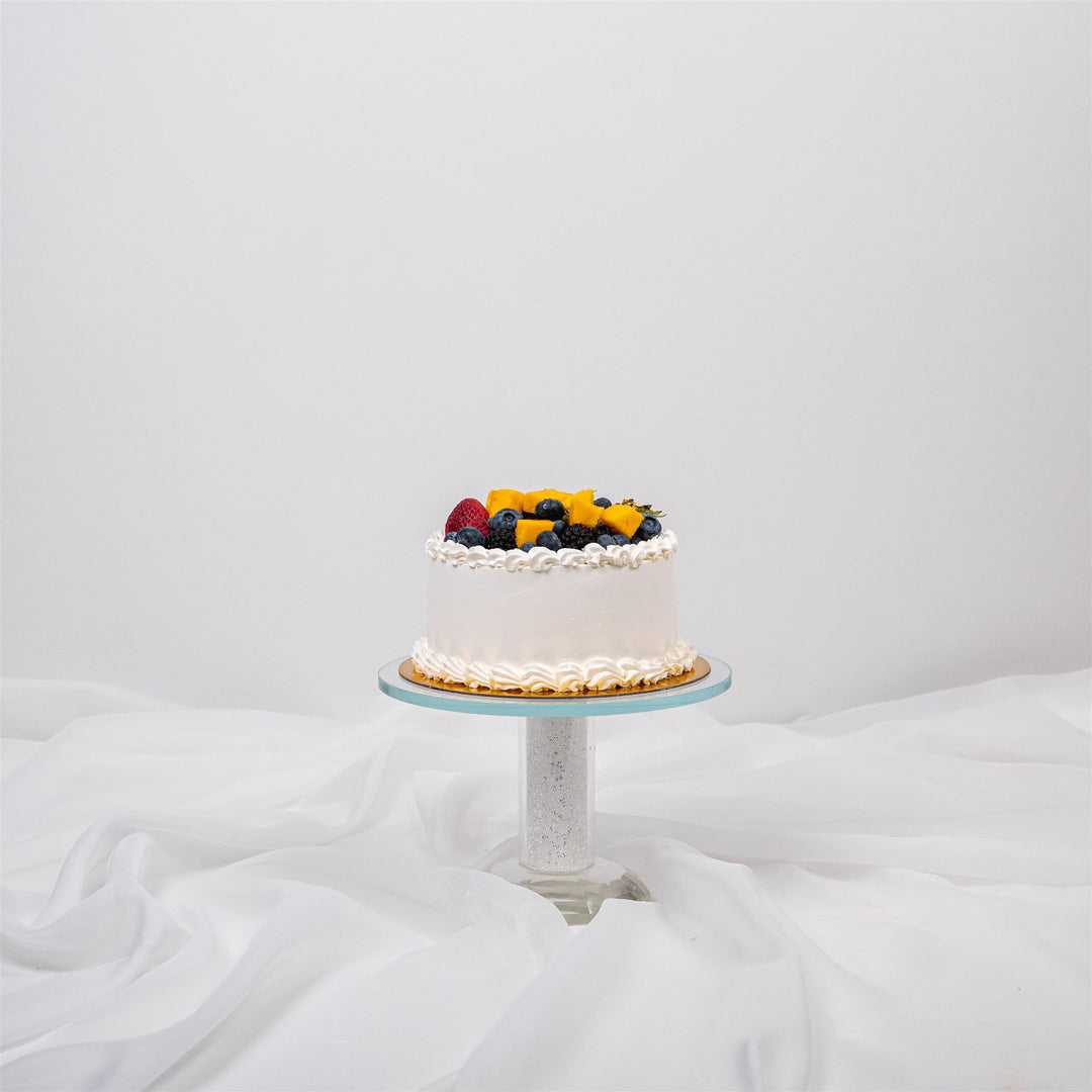 Triple Berry Mango Cake