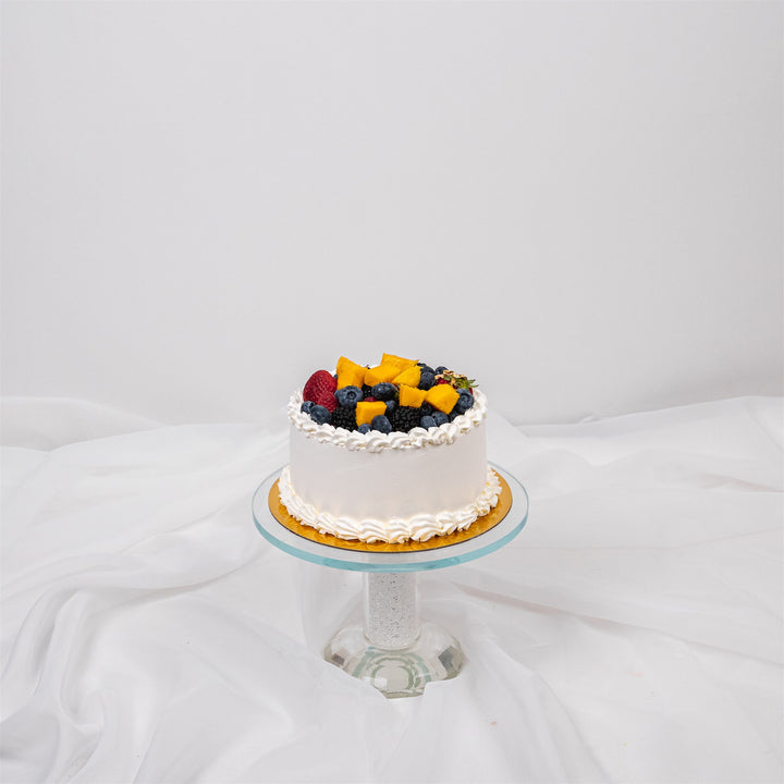 Triple Berry Mango Cake