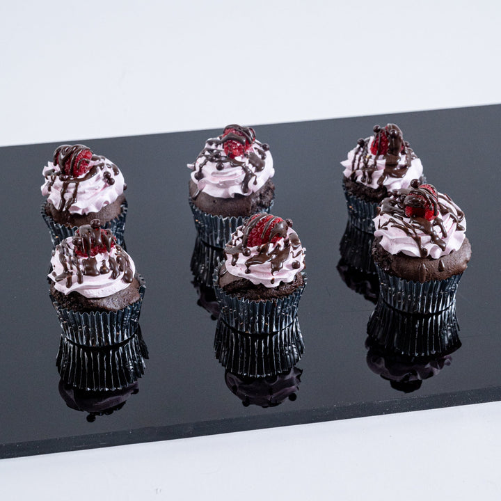Chocolate Raspberry Truffle Cupcakes