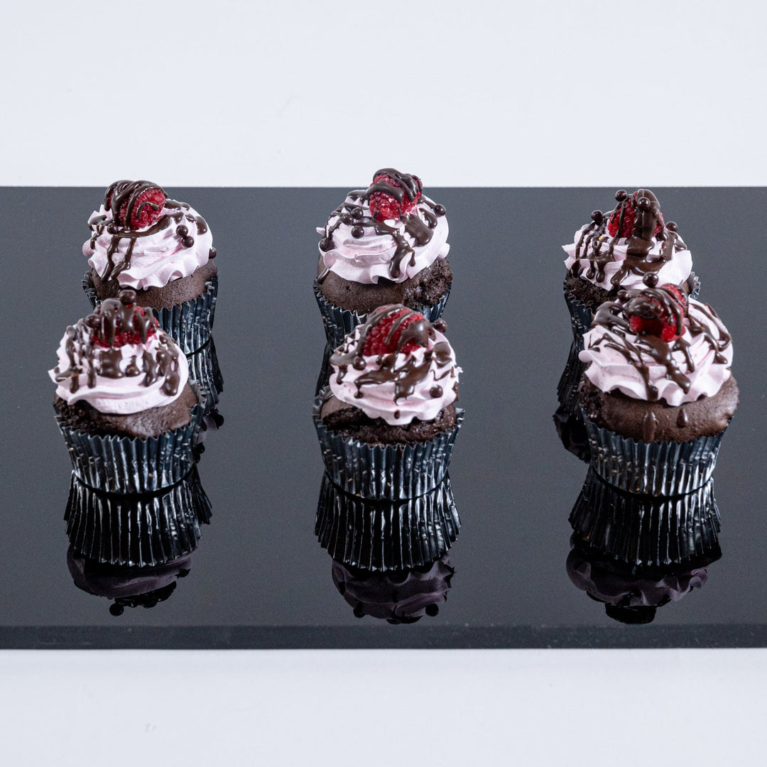 Chocolate Raspberry Truffle Cupcakes