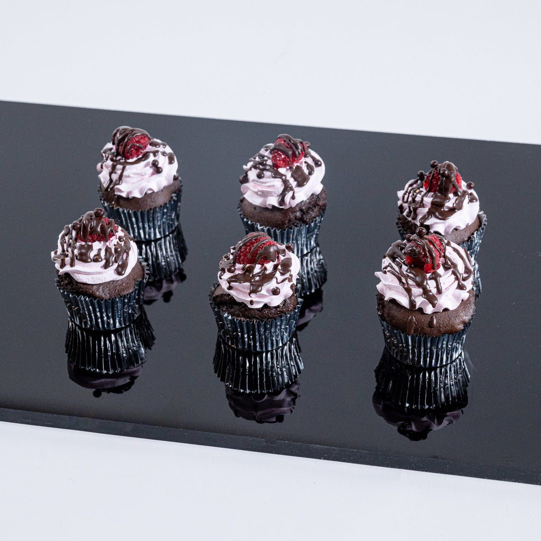 Chocolate Raspberry Truffle Cupcakes