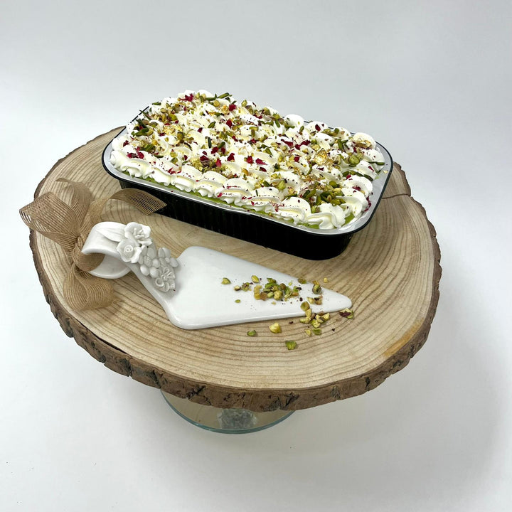 Pistachio Rose - Tres Leches Cake