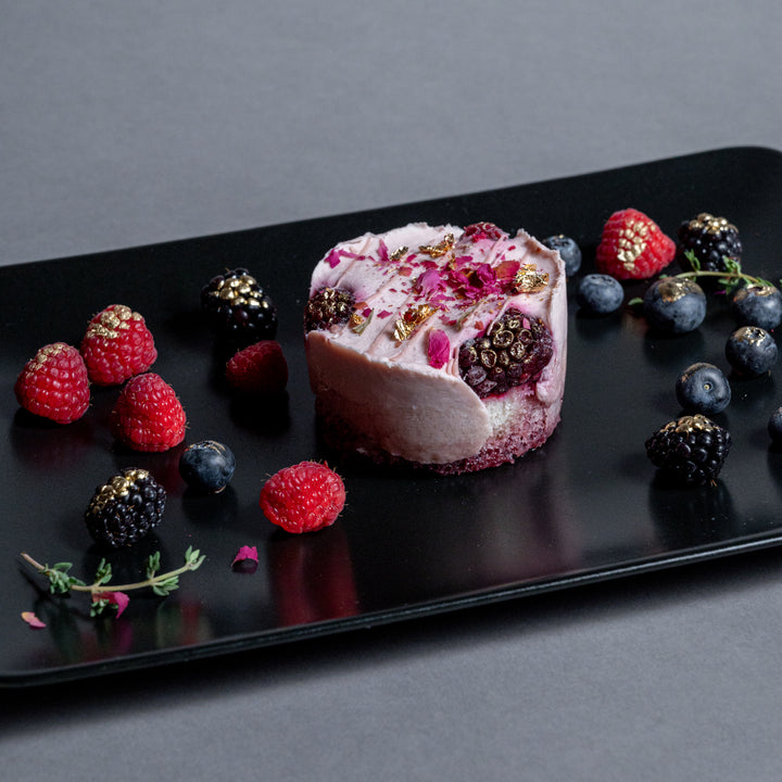 Berry & Ruby Chocolate Champagne Cake