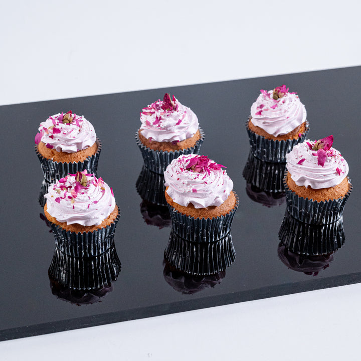 Rose Cream Cupcakes