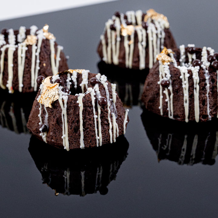 Triple Chocolate Bundt Cakes