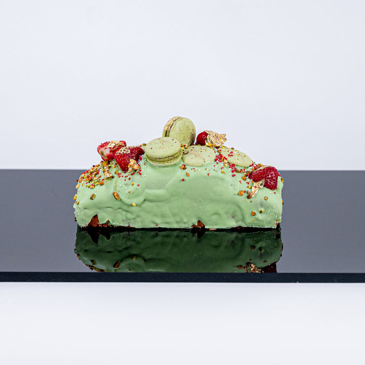 Pistachio Strawberry Pound Cake