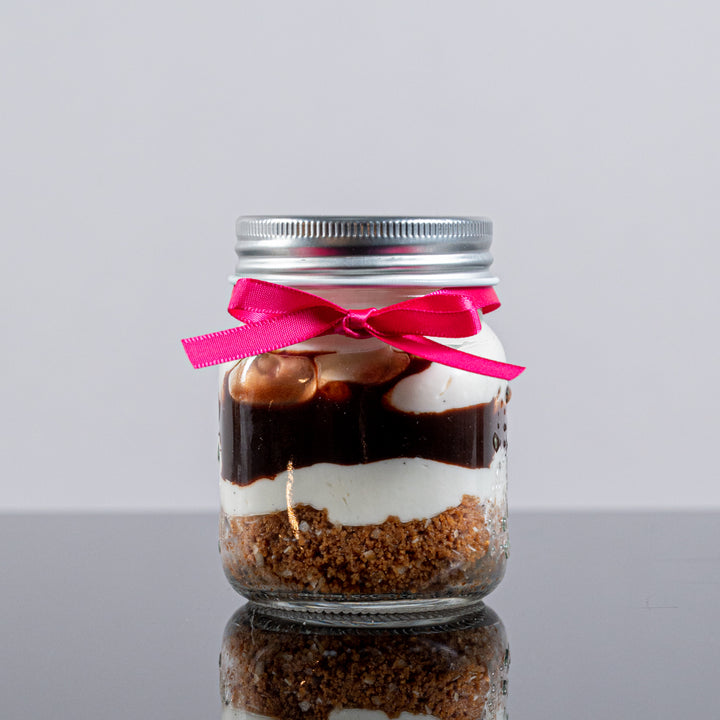Chocolate Ribbon Cheesecake Mini Jar - $8.50