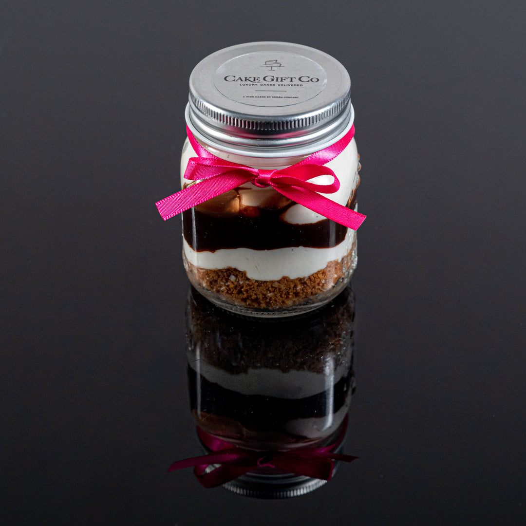 Chocolate Ribbon Cheesecake Mini Jar - $8.50