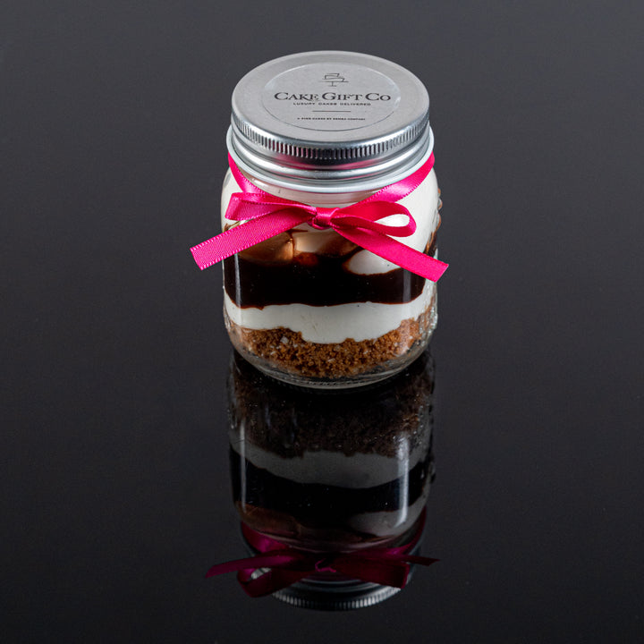 Chocolate Ribbon Cheesecake Mini Jar - $8.50