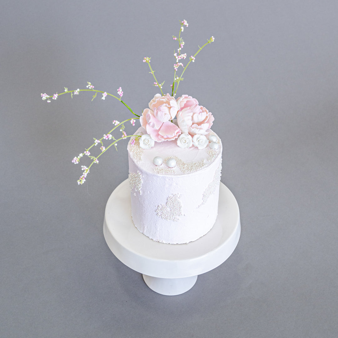 The Blushing Peonies - 2 Tier