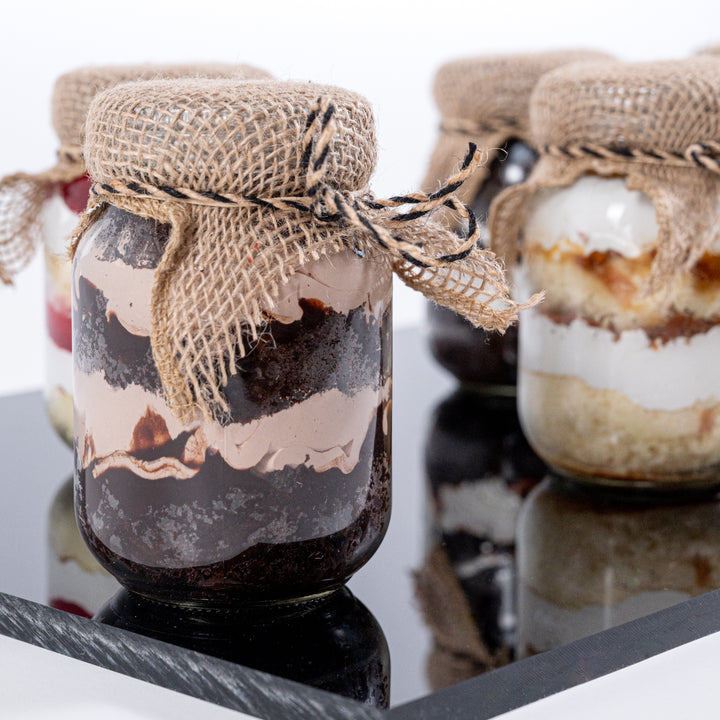 Assorted Cake Jars