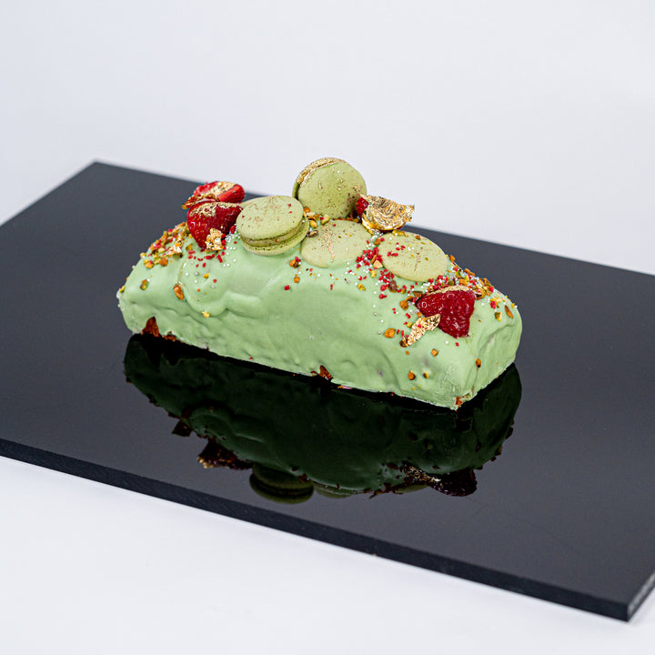 Pistachio Strawberry Pound Cake