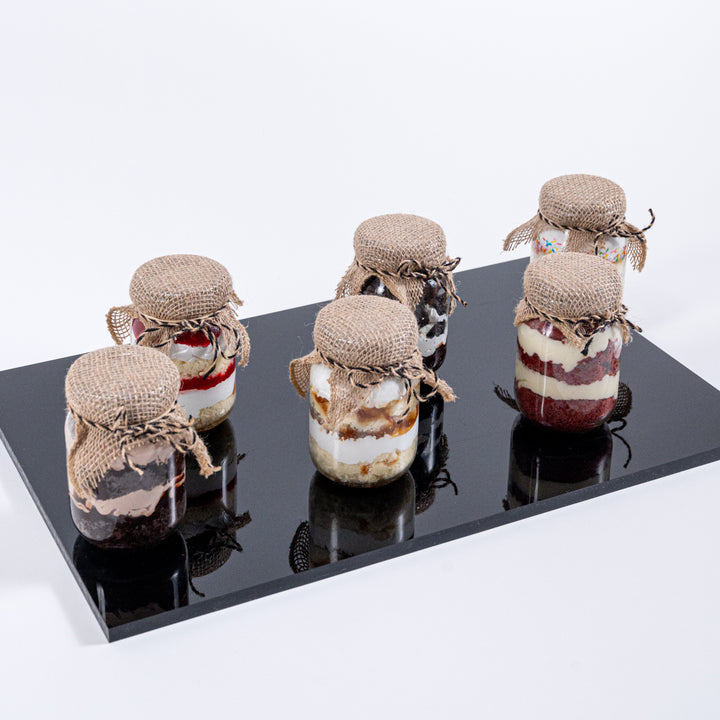 Assorted Cake Jars