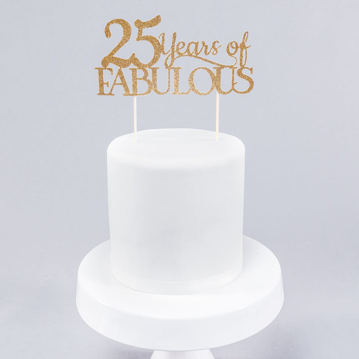 25 Years of Fabulous Topper (Gold)