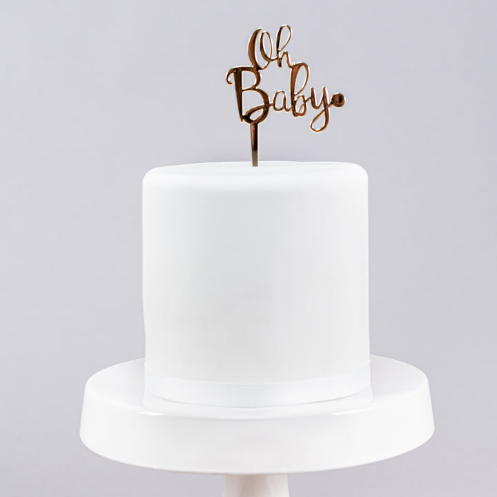 Oh Baby Topper (Gold)
