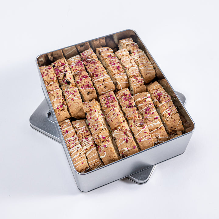 White Chocolate Cranberry Nut Biscotti
