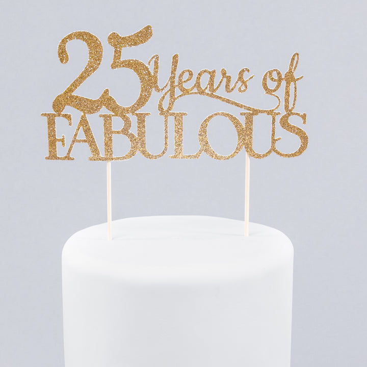 25 Years of Fabulous Topper (Gold)
