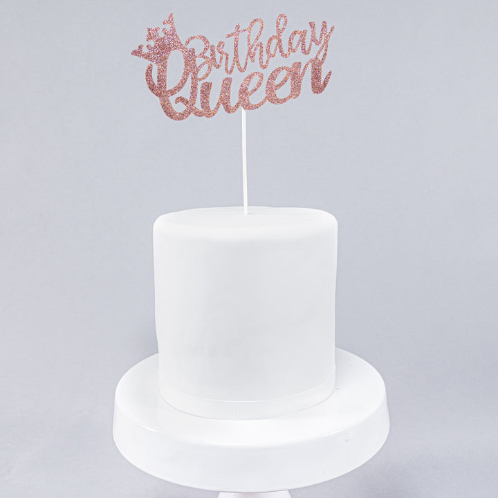 Birthday Queen Topper (Rose Gold)