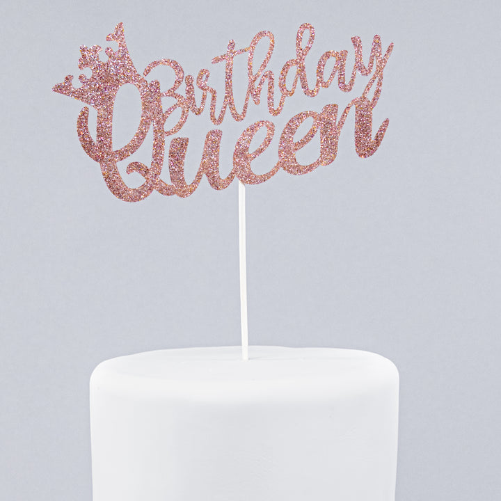 Birthday Queen Topper (Rose Gold)