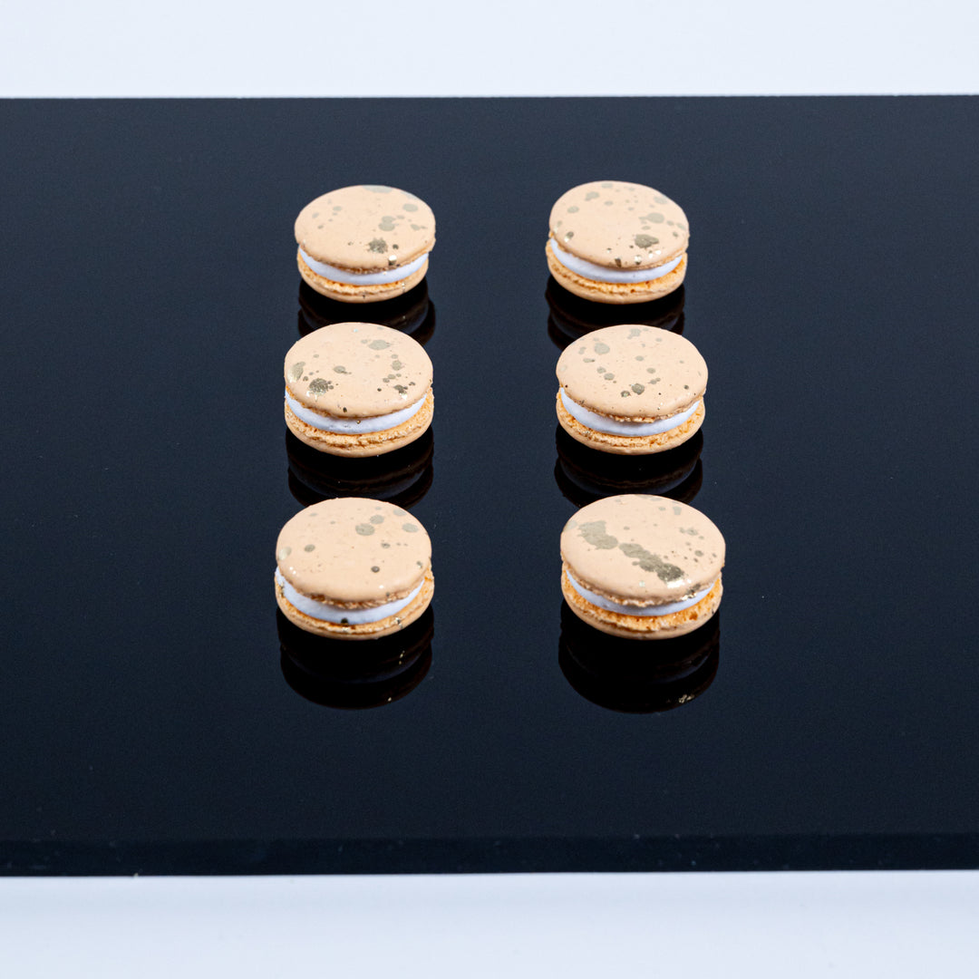 Orange Almond Cream Macarons
