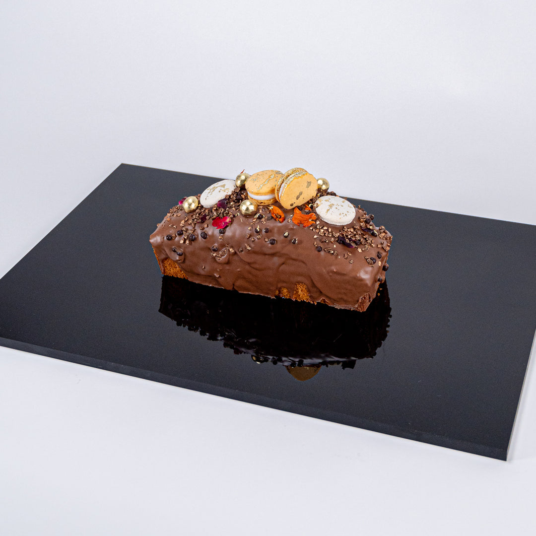 Chocolate Orange Blossom Pound Cake