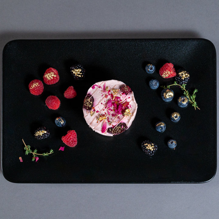 Berry & Ruby Chocolate Champagne Cake