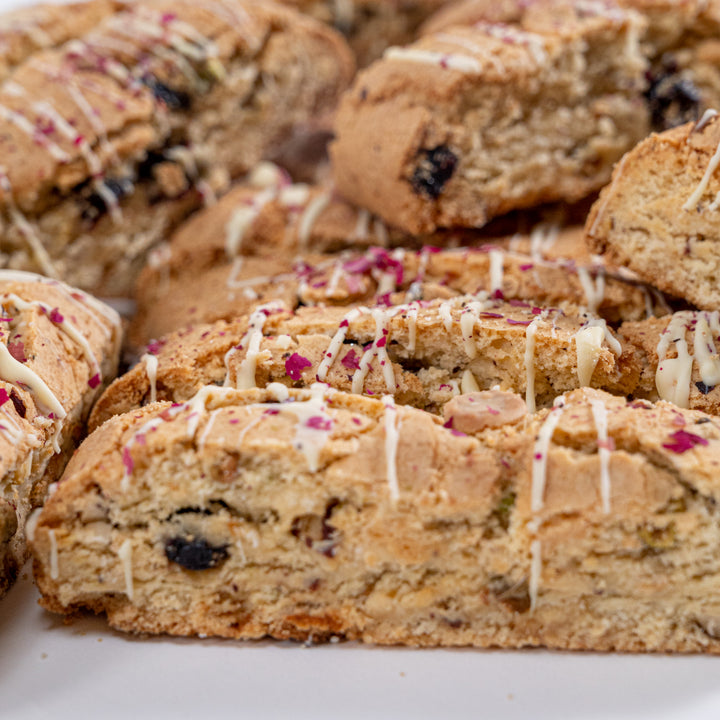 White Chocolate Cranberry Nut Biscotti