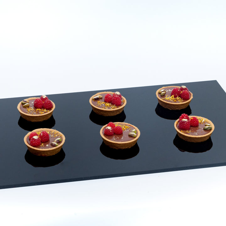 Belgian Chocolate Raspberry Tart - $7.00