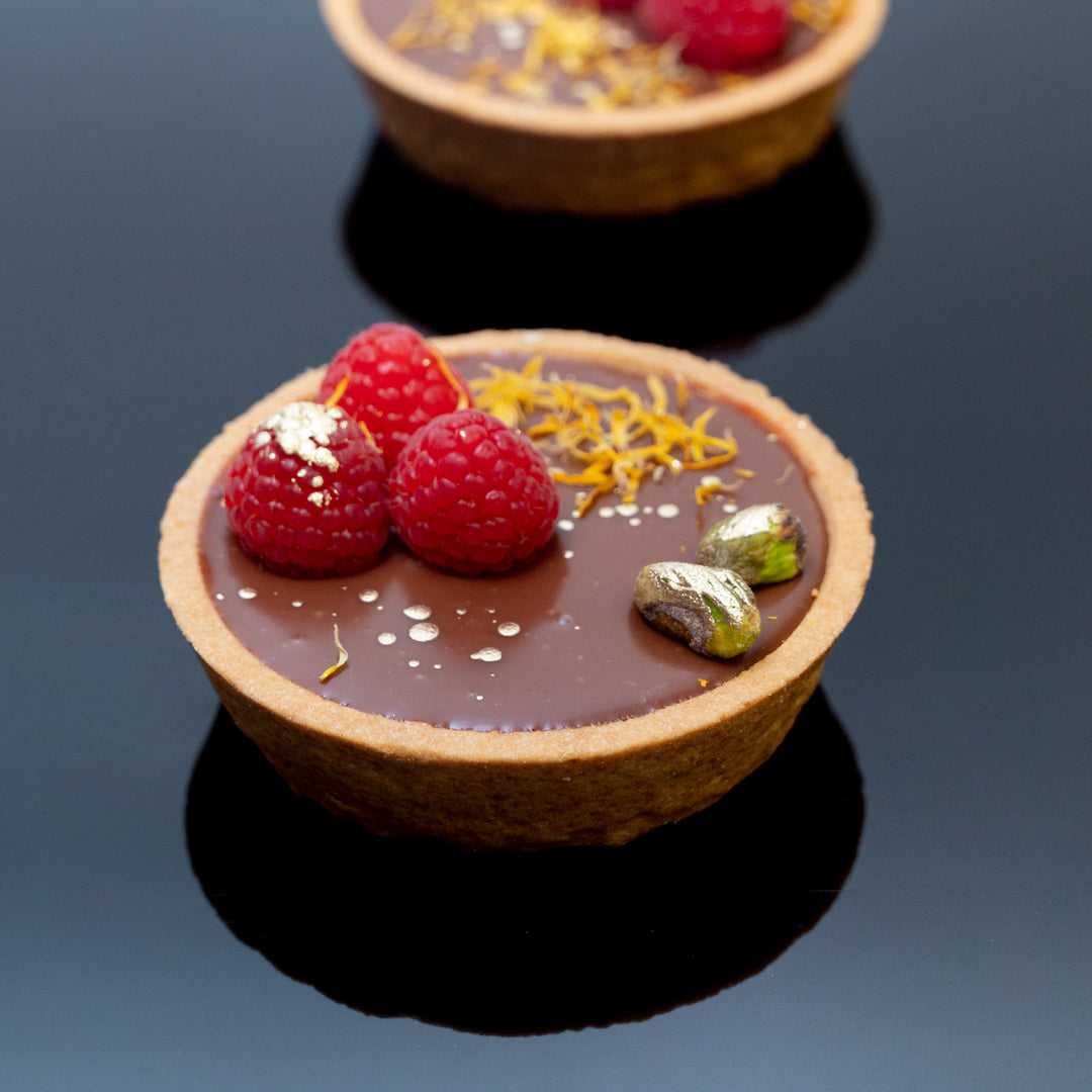 Belgian Chocolate Raspberry Tart - $7.00