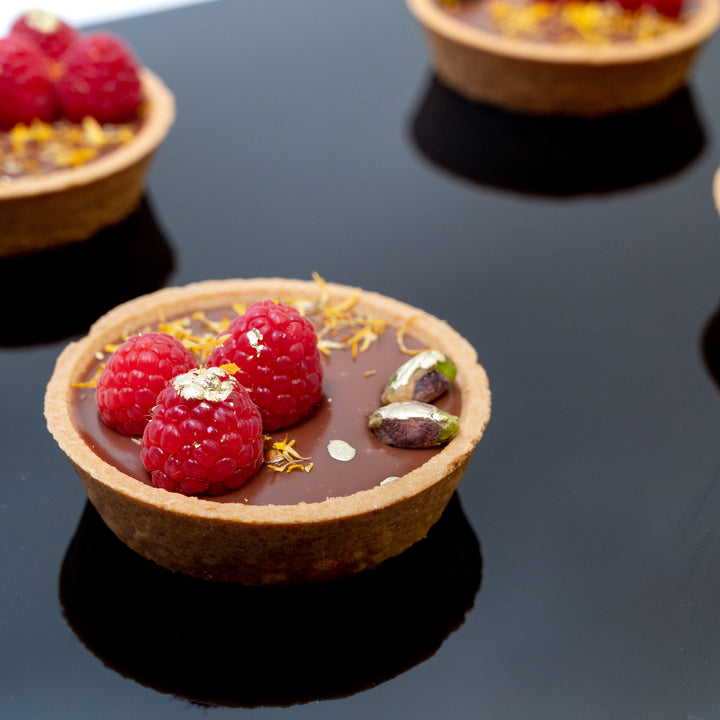 Belgian Chocolate Raspberry Tart - $7.00