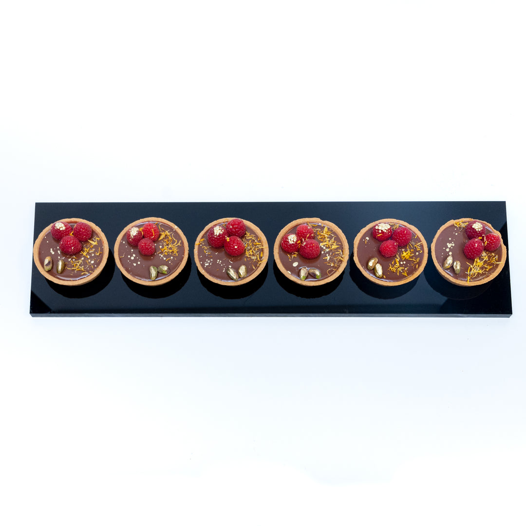 Belgian Chocolate Raspberry Tart - $7.00