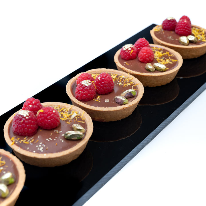 Belgian Chocolate Raspberry Tart - $7.00