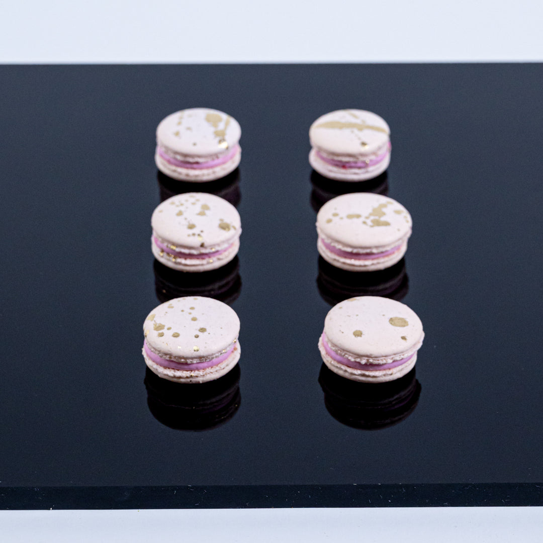 Raspberry White Chocolate Macarons