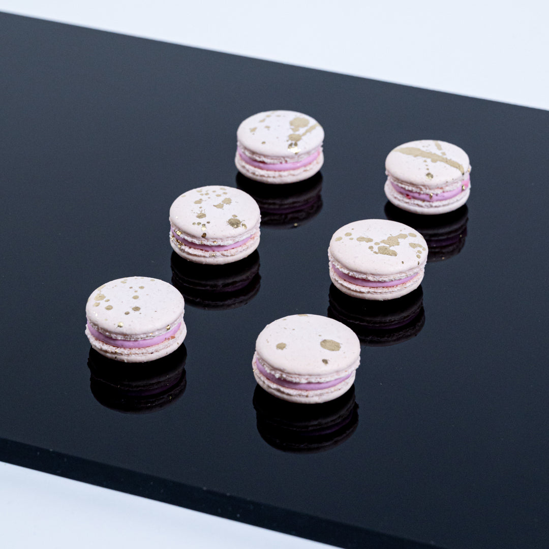 Raspberry White Chocolate Macarons