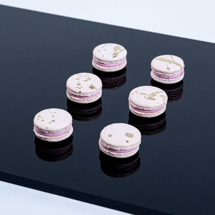 Raspberry White Chocolate Macarons