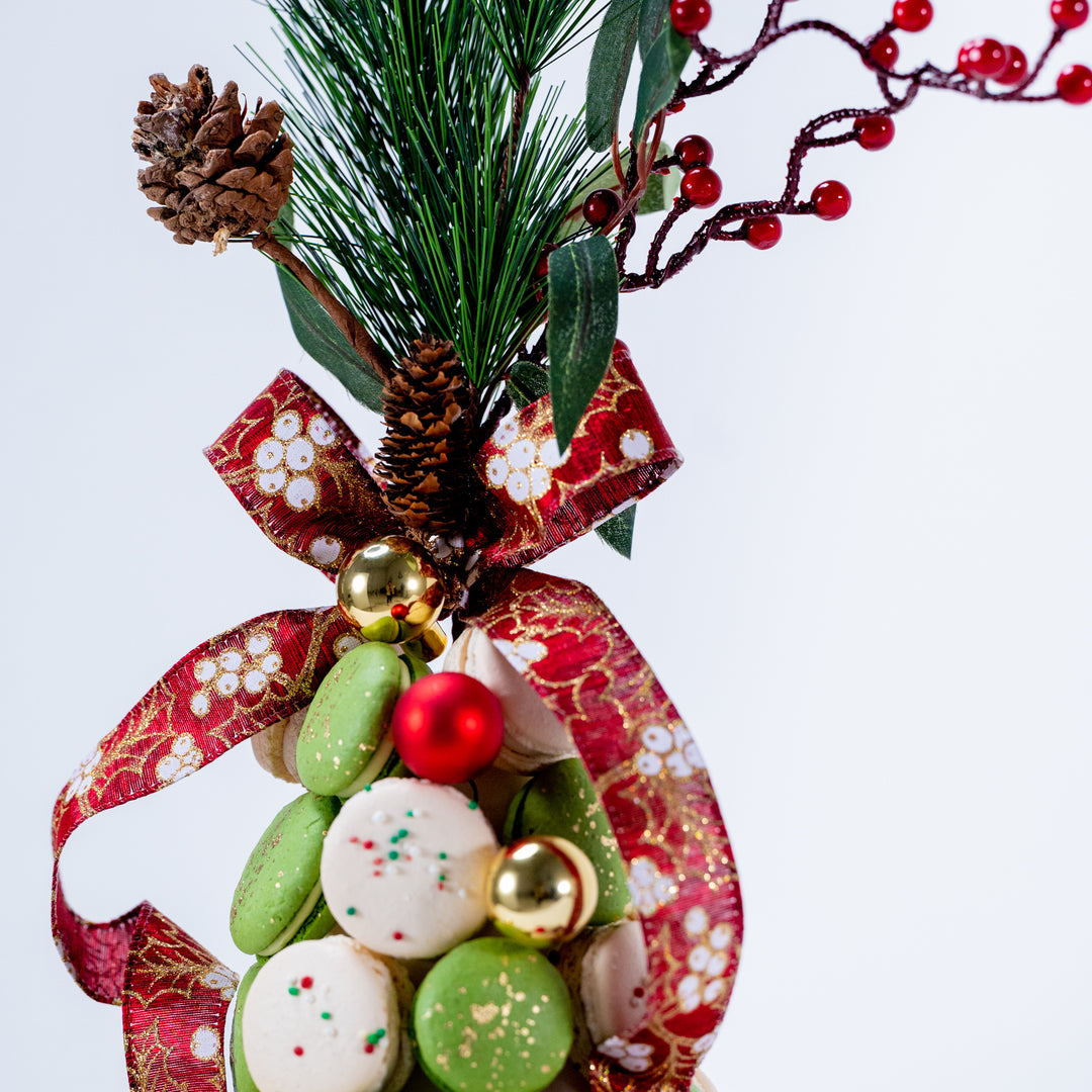 Festive Macaron Tower