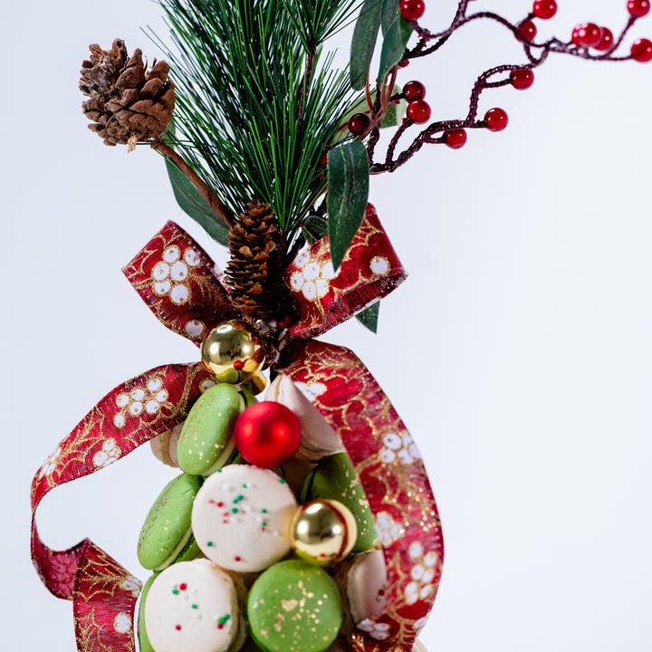 Festive Macaron Tower