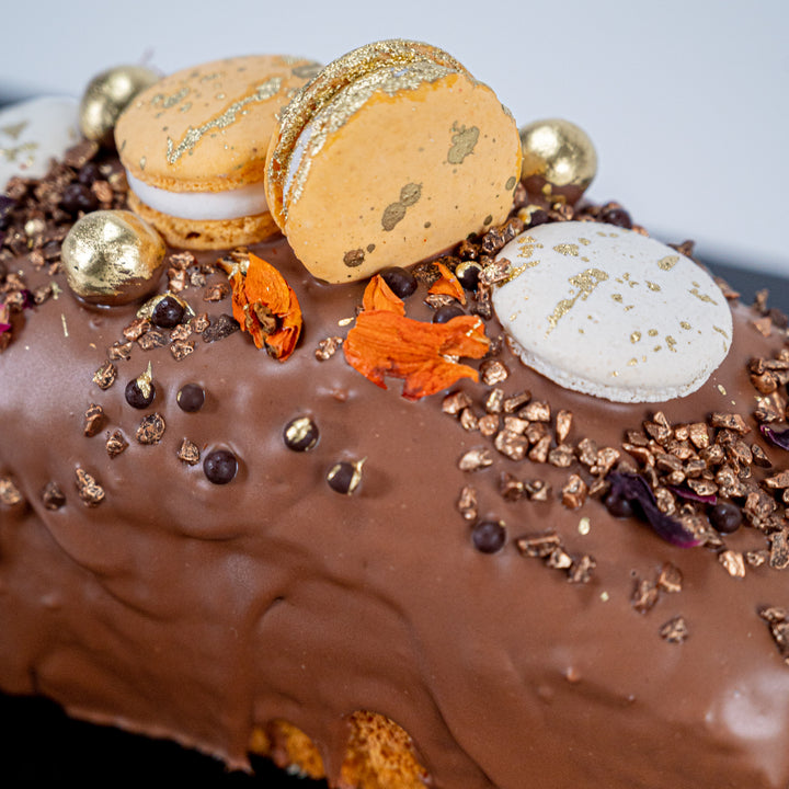 Chocolate Orange Blossom Pound Cake
