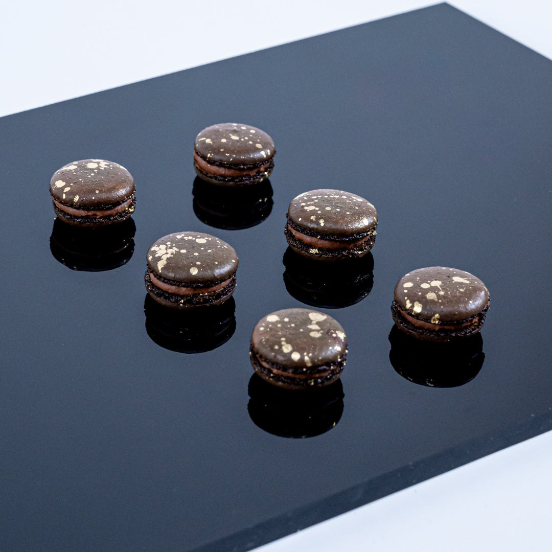 Chocolate Fudge Macarons