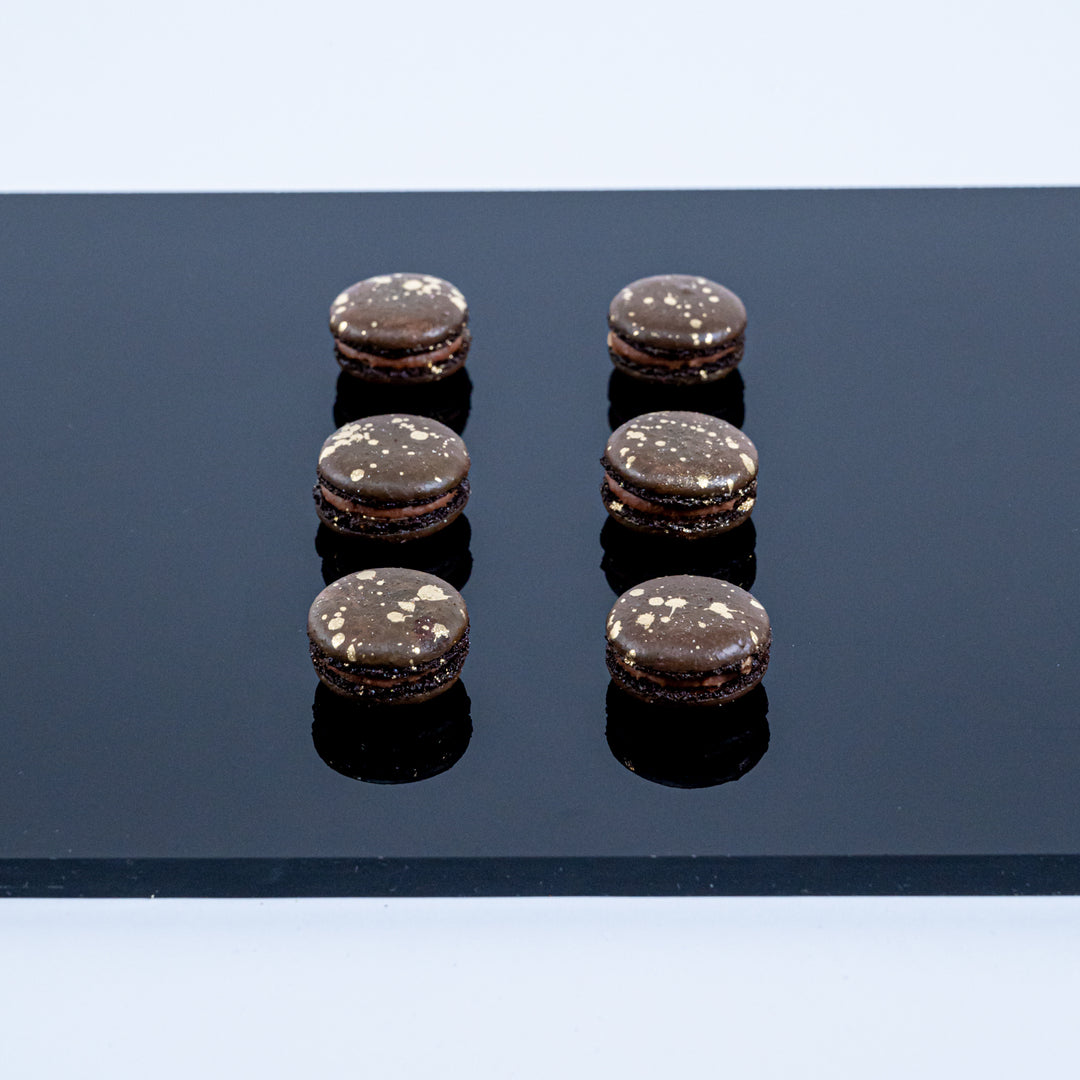 Chocolate Fudge Macarons