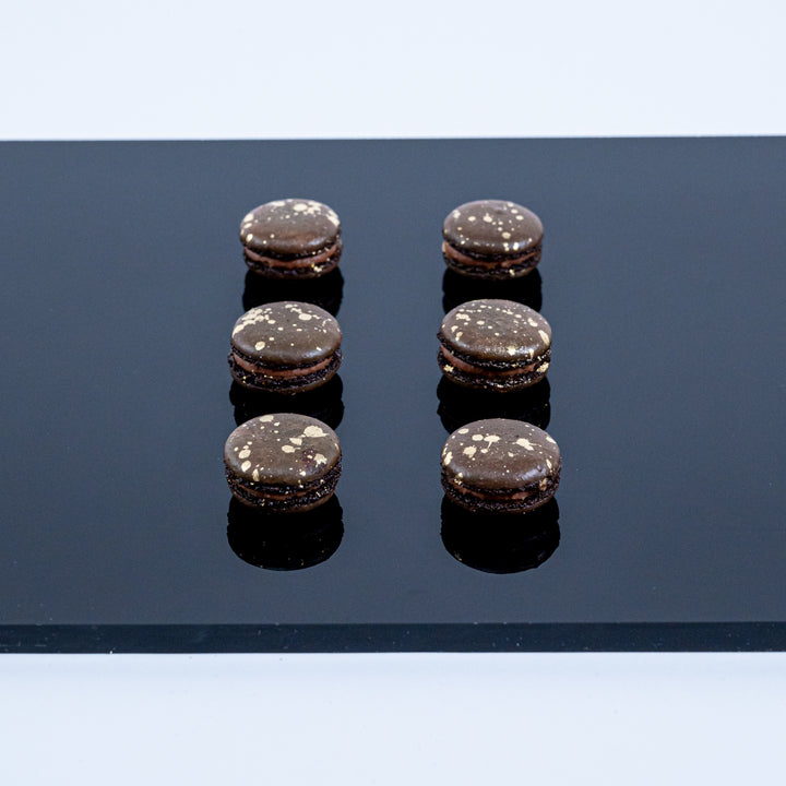 Chocolate Fudge Macarons