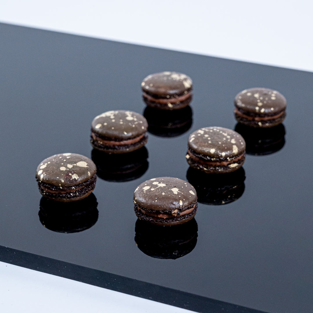 Chocolate Fudge Macarons