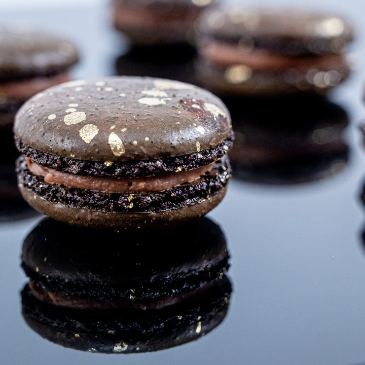 Chocolate Fudge Macarons