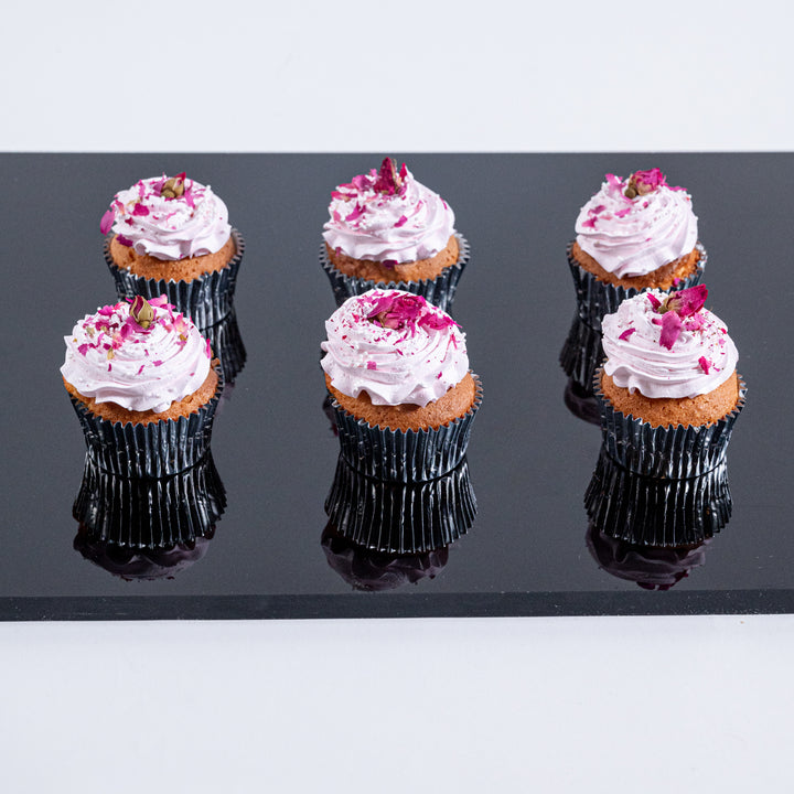 Rose Cream Cupcakes