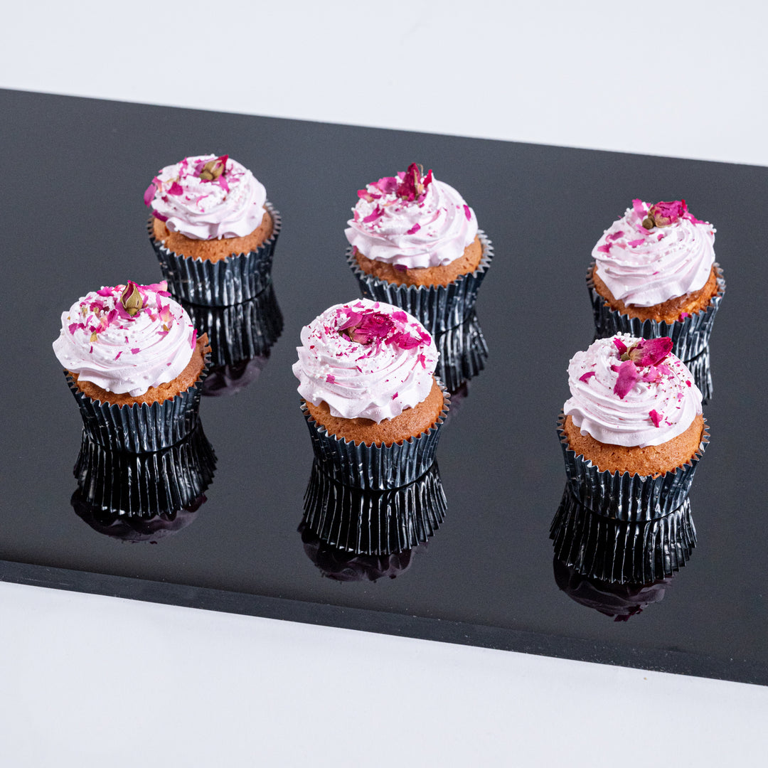 Rose Cream Cupcakes