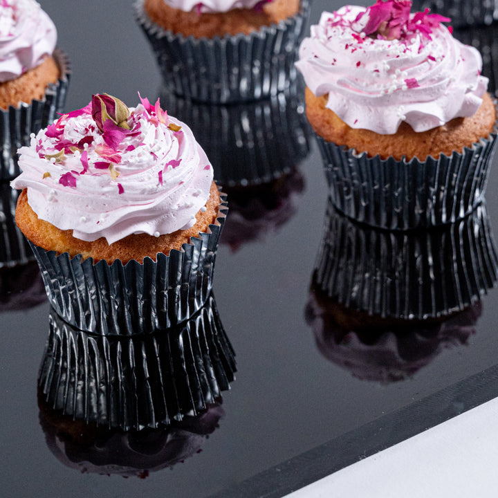 Rose Cream Cupcakes