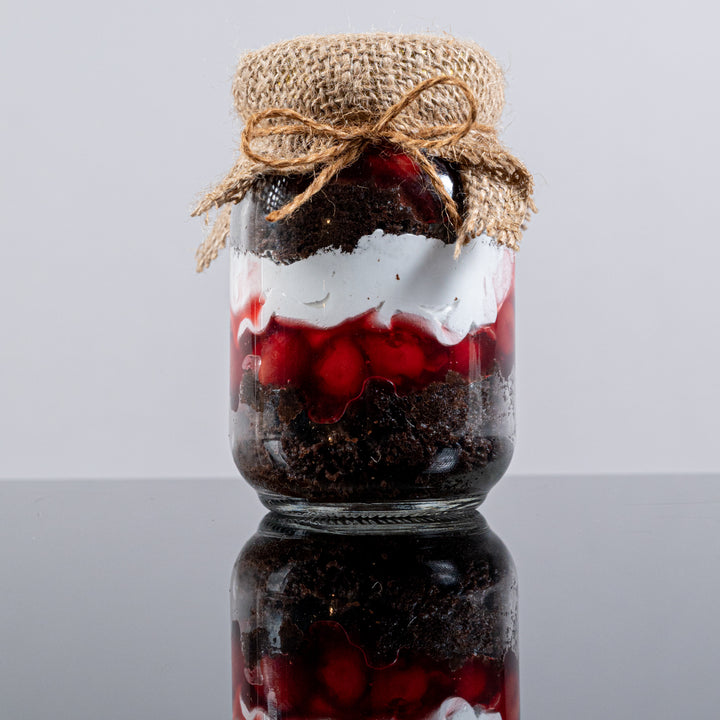 Gourmet Black Forest Cake Jar
