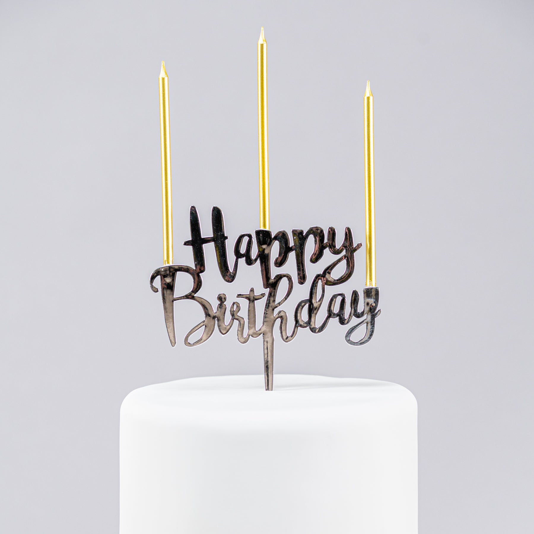 Birthday Cake with 3 Candles - Handmade Miniature Food – Paris Miniatures