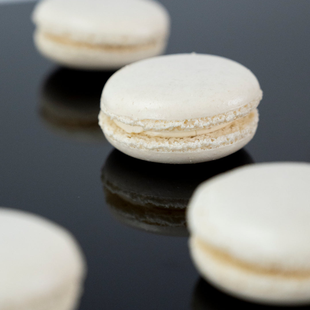 Toasted Coconut Macarons