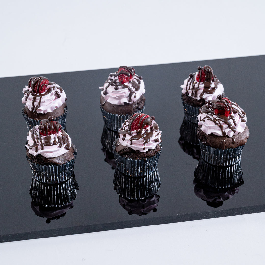 Chocolate Raspberry Truffle Cupcakes